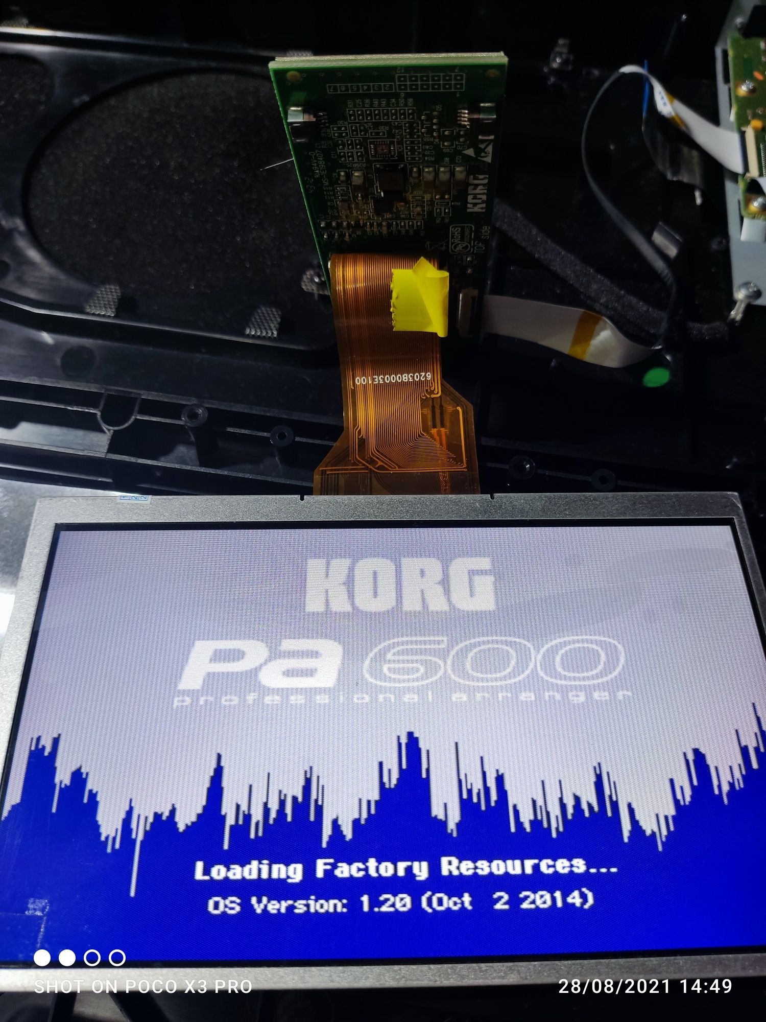 Display LCD Korg pa 600, pa 900 Nou