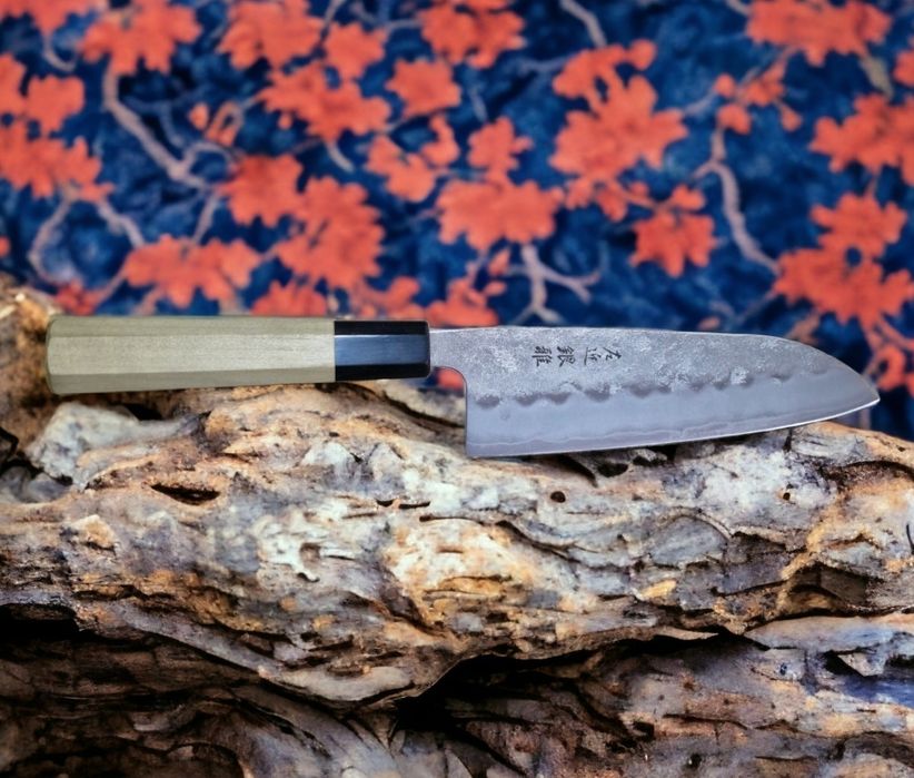 Японски нож Santoku Hokiyama Ginsanko, включена доставка