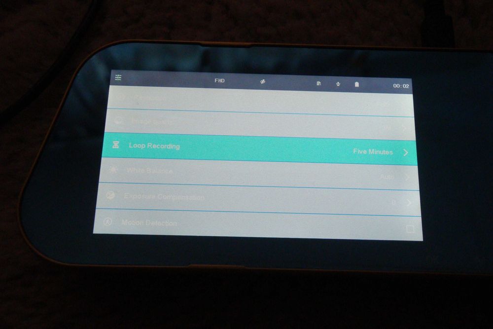 camera video auto oglinda full hd inregistrare audio video card 32gb