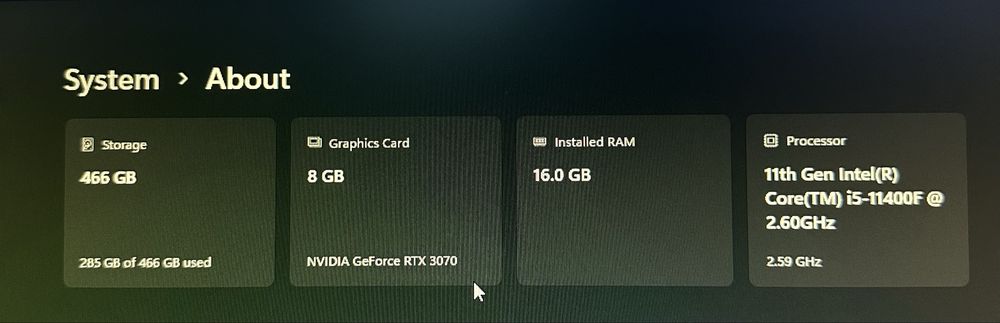 PC Gaming RTX 3070