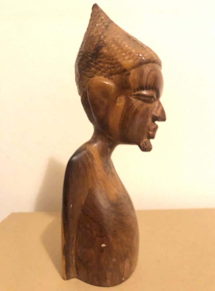 Statuie africana sculptata din lemn - Zeul Oko