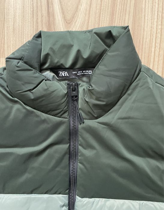 ZARA / мъжки елек/грейка с пух S/M