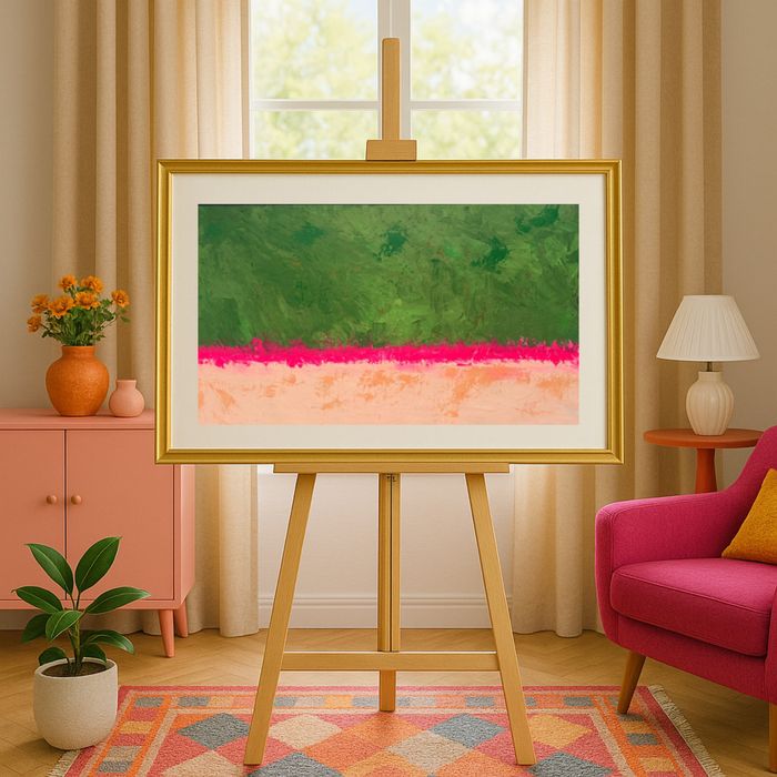 Tabou handmade abstract acrilic 50x94 cm