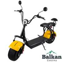 Електрически скутер BIG CITY HARLEY 1500W 60V/12AH Yellow