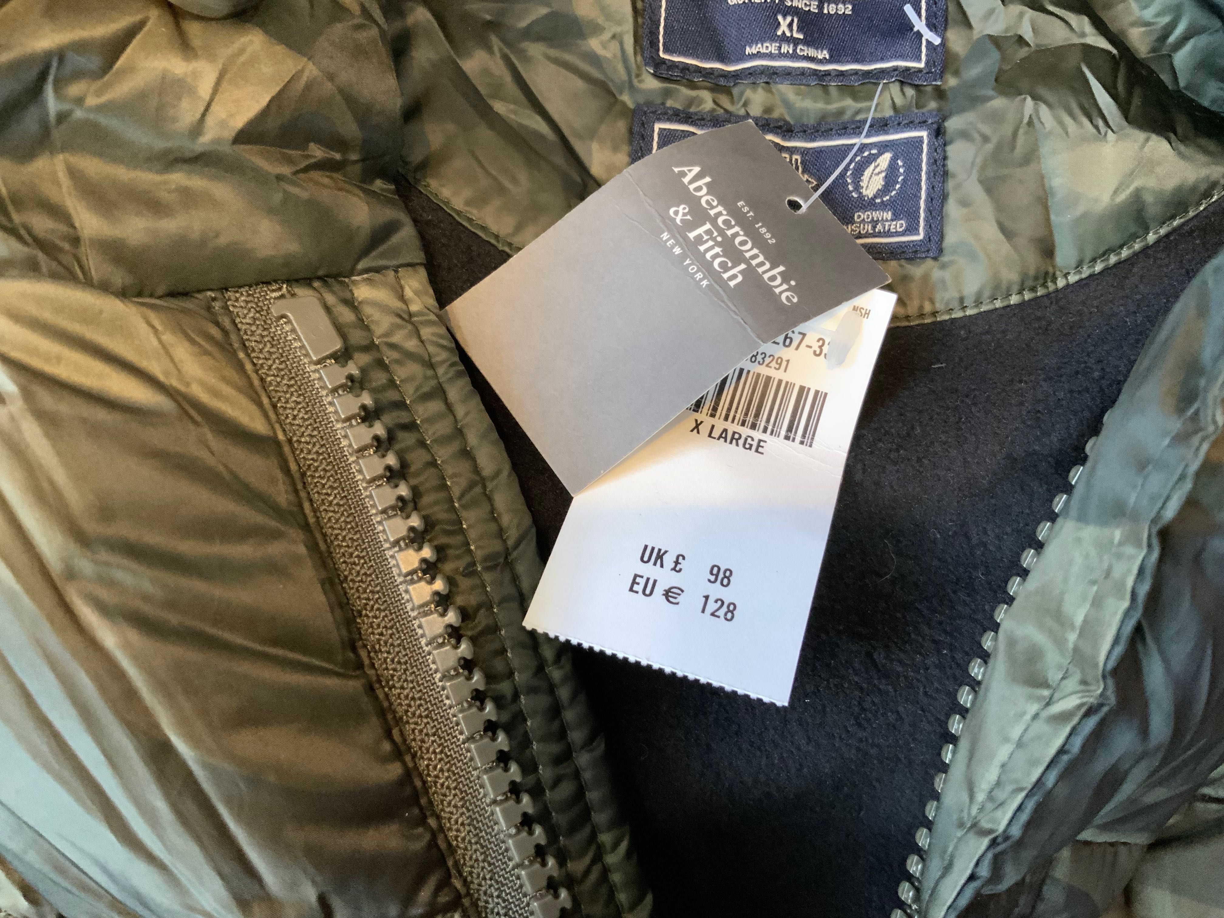 Abercrombie&Fitch-оригинален пухен елек 54хл