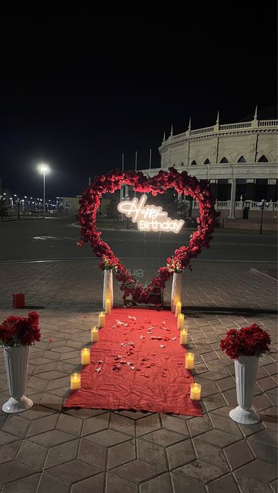 баннер поздравление Happy birthday, с днем рождения Marry me