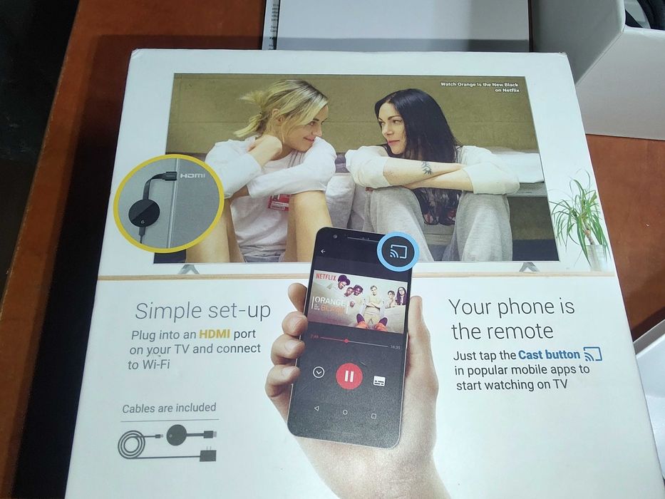 Google Chromecast Ultra 4K Digital Media Streamer NC2-6A5-D 3rd Ge