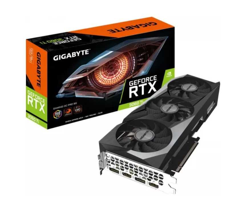 Gigabyte NVIDIA GeForce RTX 3060 Ti  OC PRO 8GB GDDR6 256 bit Rev 3.0