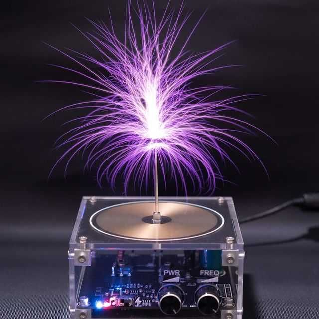 Bobina Tesla Coil Difuzor Plasma Arc Electric Boxa Bluetooth