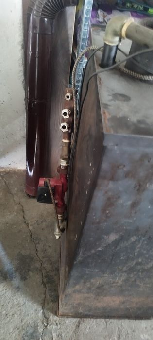 Камина прите с водна риза 30kw