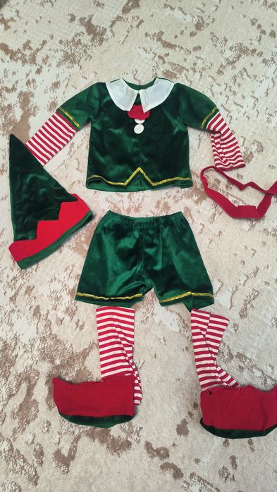 Продам новогодние костюмы гном, дед мороз,чел.паук