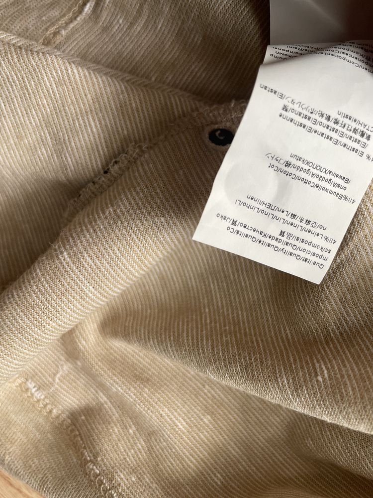 HUGO BOSS/мъжка ленена тениска М/L