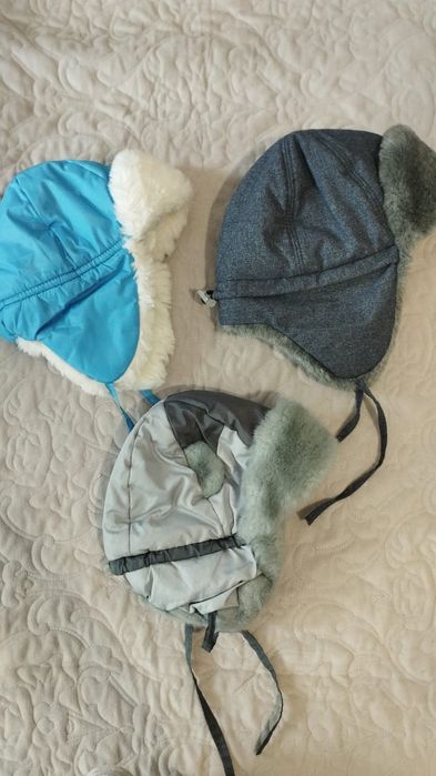 Новые зимние детские шапки ушанки для мальчиков и девочек