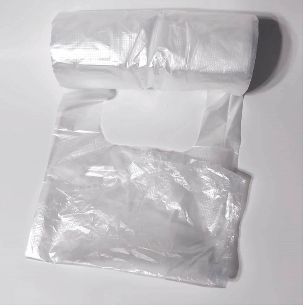 Полиэтиленовые пакеты “Майка” в рулоне и в розницу 250х450мм