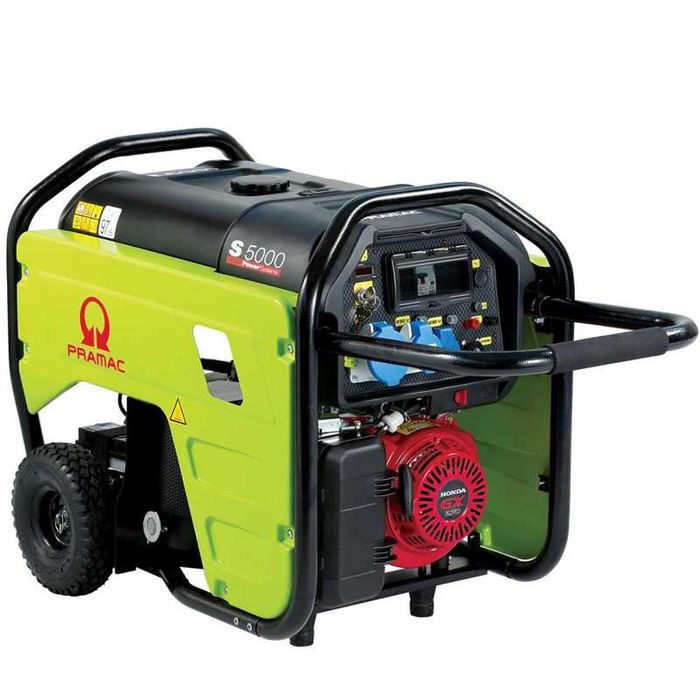 Generator de curent monofazat 4.8kW PRAMAC S5000+CONN benzina