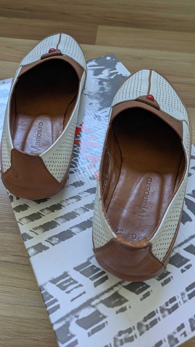 Balerini dama, piele naturala, marime 37