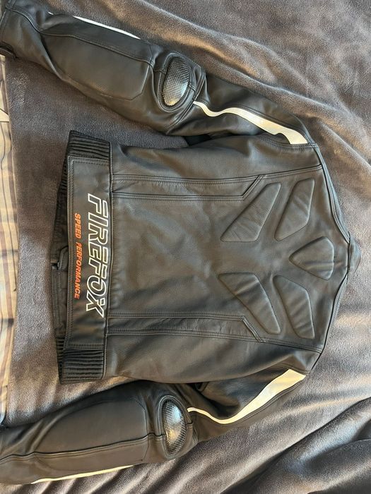 Geacă moto din piele cu protectie