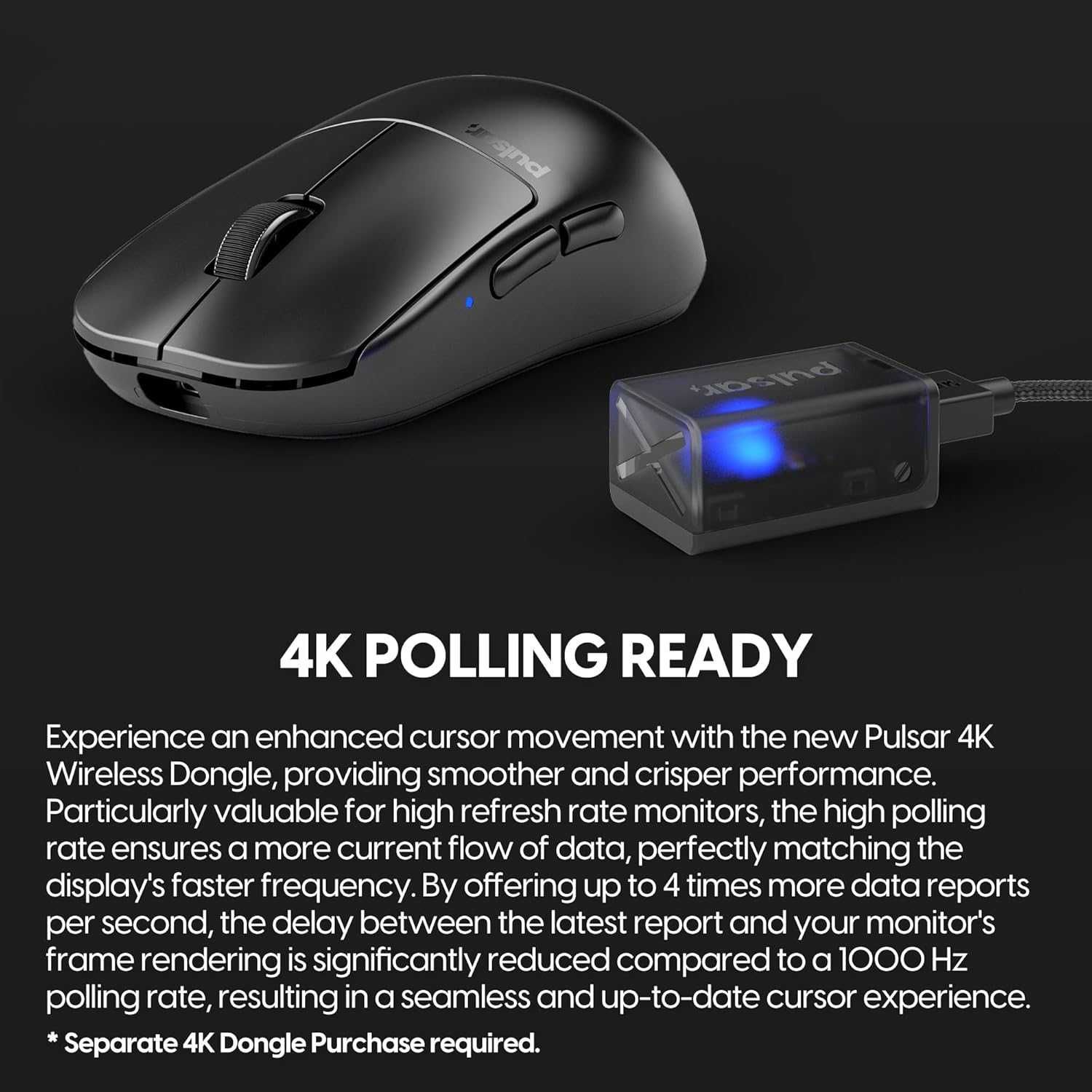 НОВА ! Геймърска мишка Pulsar Wireless X2H from Korea