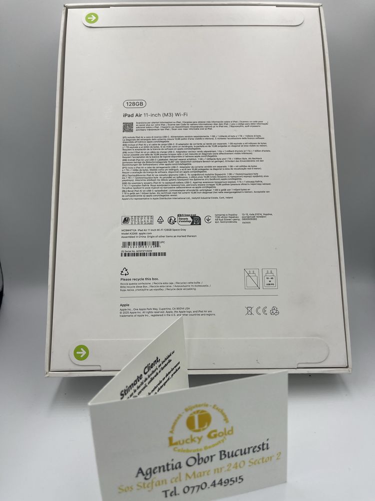 Ipad Air M3 2025 SIGILAT 128GB #43276