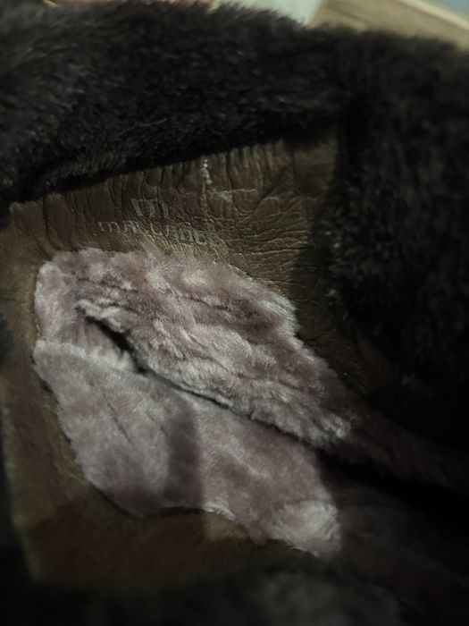 Ботуши/ кафяв цвят/Естествен велур