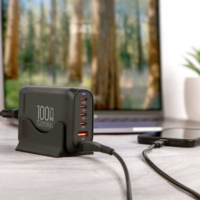 OBAL:ME GaN зарядна станция USB/USB-C 100W