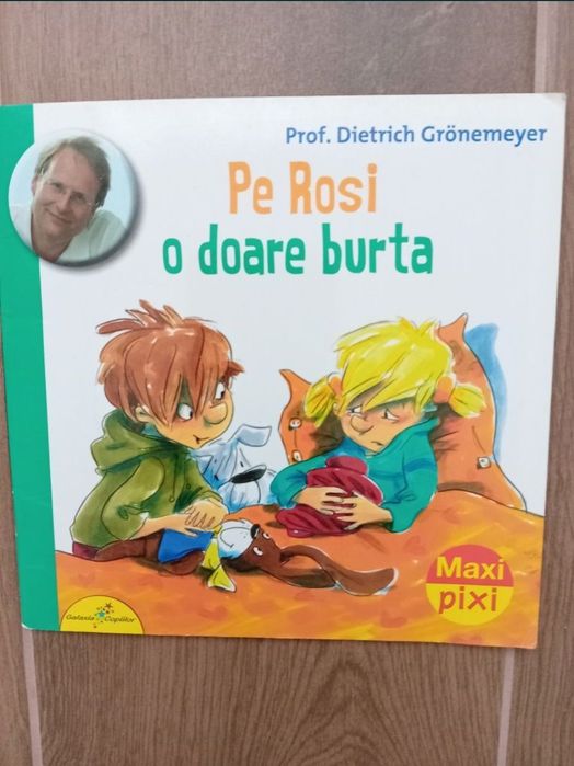set 4 carti copii mici erwin rosi dinti luxat picior tuseste doare