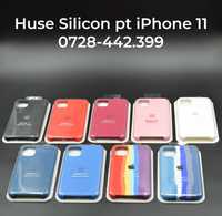 Huse Silicon cu sigla iPhone Gama 15 14 13 12 si 11 Timisoara