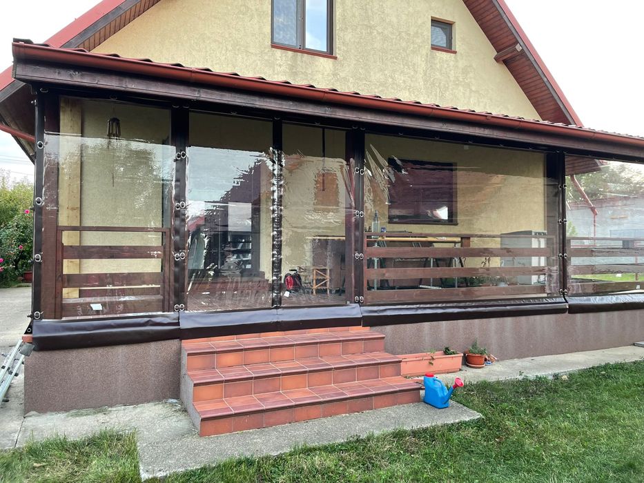 Folie transparenta pentru terasa