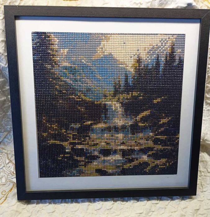 Cascada - Goblen cu diamante