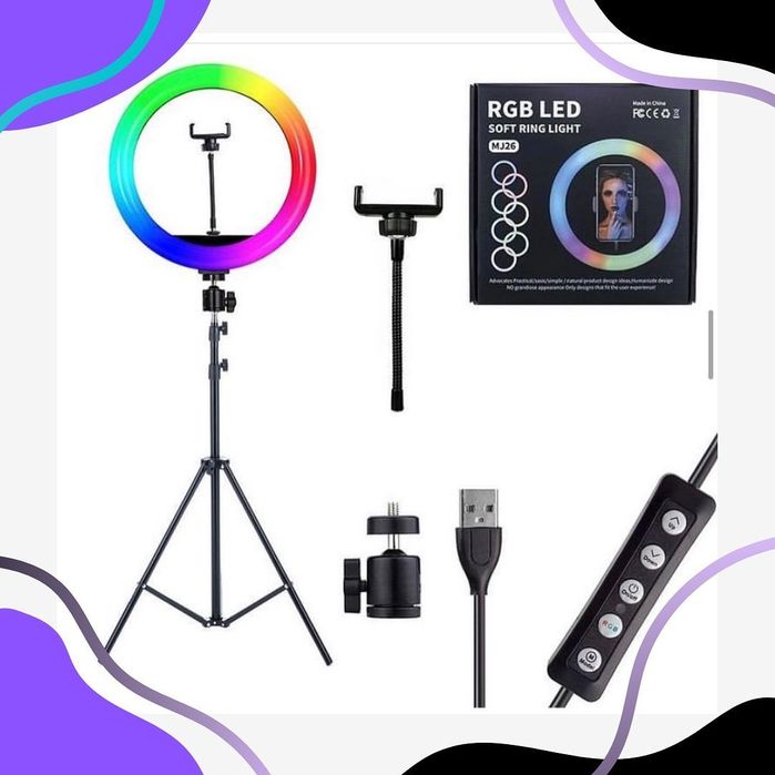 Светодиодные кольцевые лампы RGB