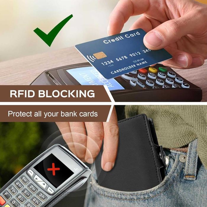 Portofel pentru bărbați cu protecție RFID