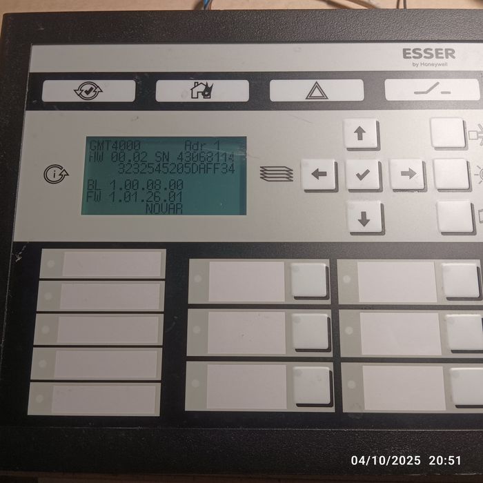 Panou repetor GMT 4000 pentru centrale FlexES Control și IQ8