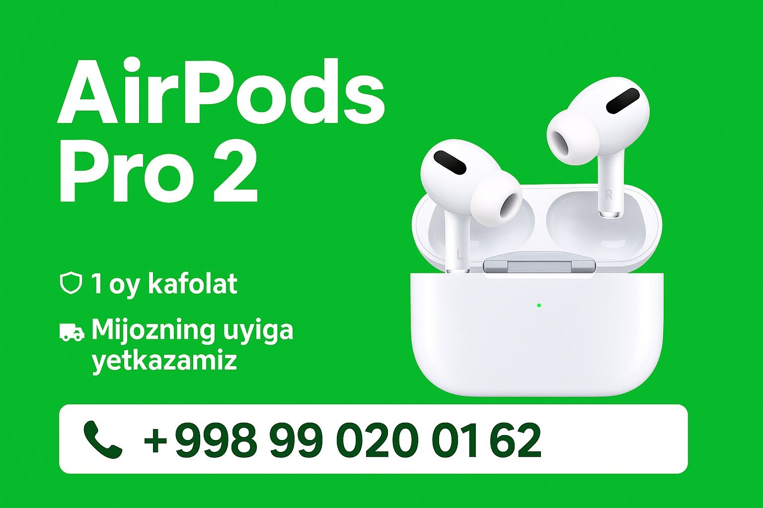 AirPods Pro 2  Ishonchli va Sifatli!