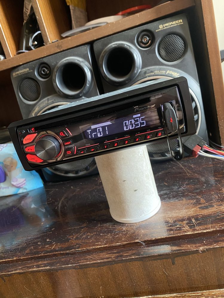 Pioneer deh-4600bt - BLUETOOTH USB Aux радио плеър за кола cd сд