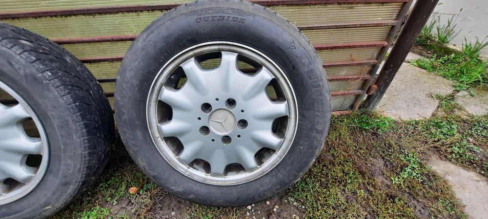 Vând jenti+cauciucuri MERCEDES 15
