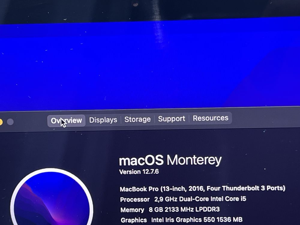MacBook PRO, 13 inchi, 500 GB SSD, 2016, Retina Display