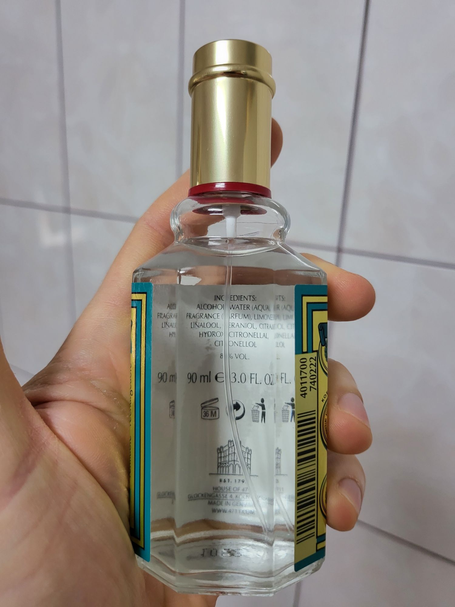 Eau de Cologne 90 ml "4711 Original"