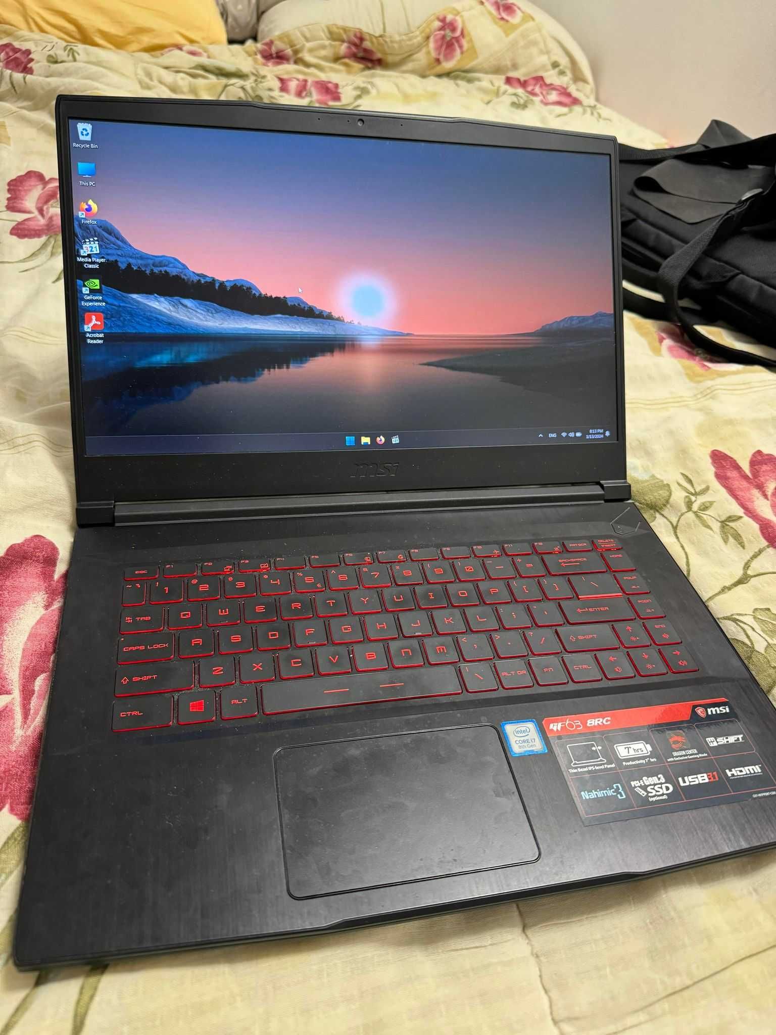 Laptop Gaming MSI GF63 8RC