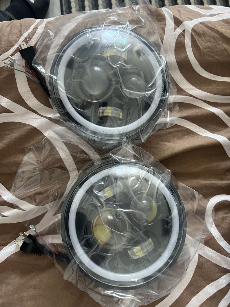 Faruri angel eyes led Nissan Patrol Y60, Pajero, Toyota, samurai