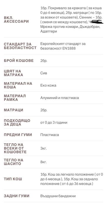 Детска количка Hot Mum 360^Градуса на въртене