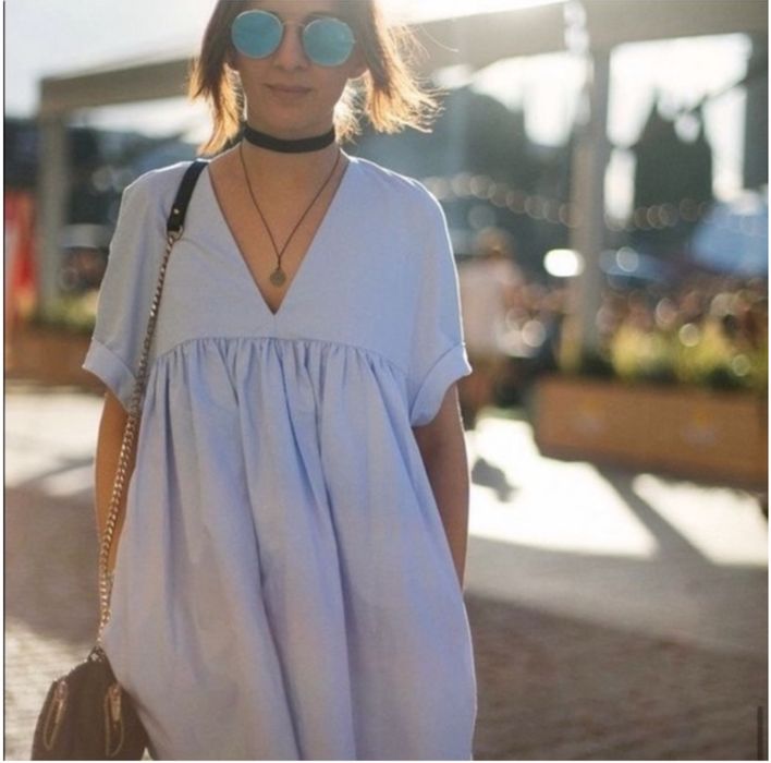 Бебешко син / светлосин гащеризон ЗАРА / ZARA, размер ХС