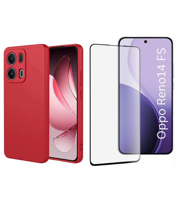 Oppo 14F 14FS A5 5G A5 PRO Husa Liquid Case  + Folie Sticla Full Cover