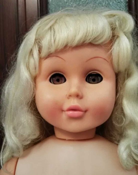 Lot papusi vechi Aradeanca 85 cm, De colectie, Perioada comunista RSR