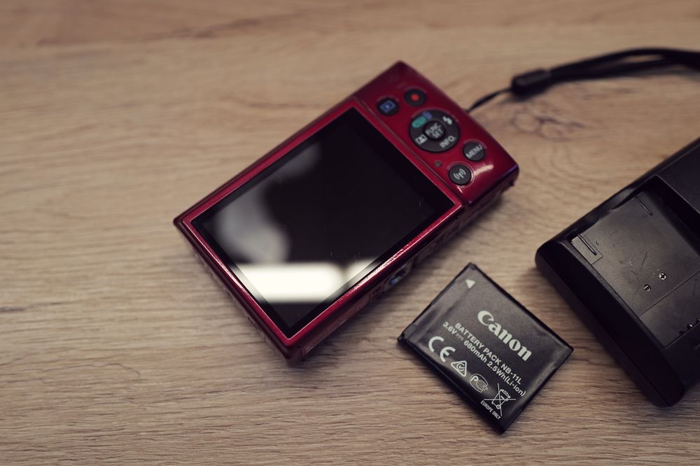 Aparat foto Canon Ixus 180 Rosu WiFi 20Mp ITP wireless Card  data ora