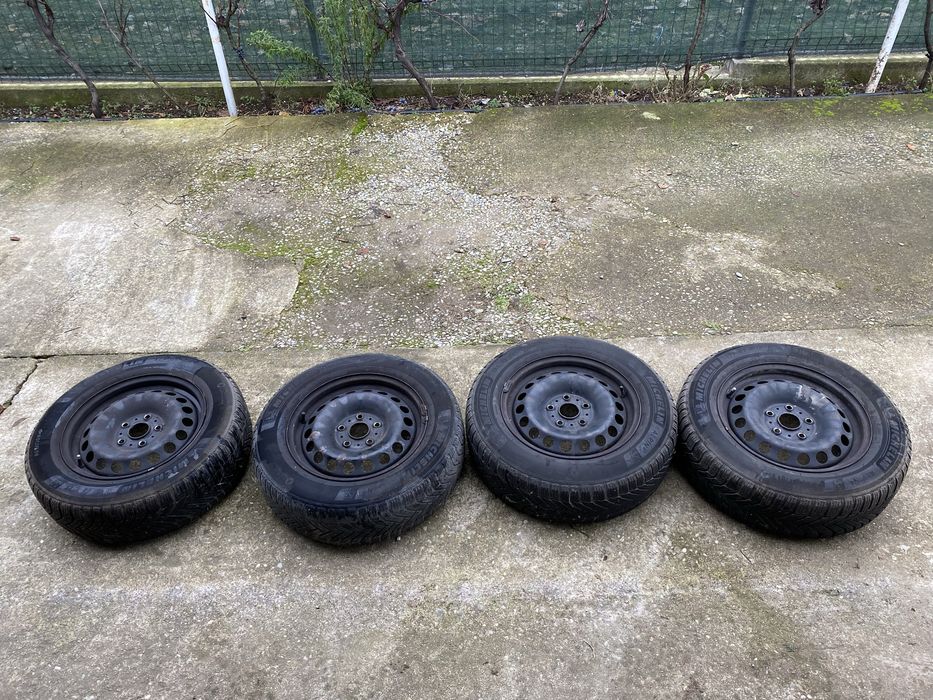 Jante 15 5x112 + anvelop iarna 195/65/15 volkswagen