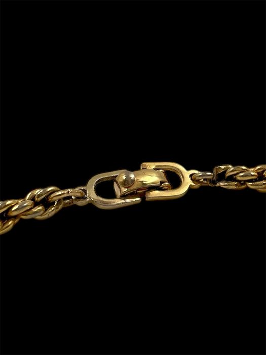 Christian Dior 80th винтидж колие с дебела позлата