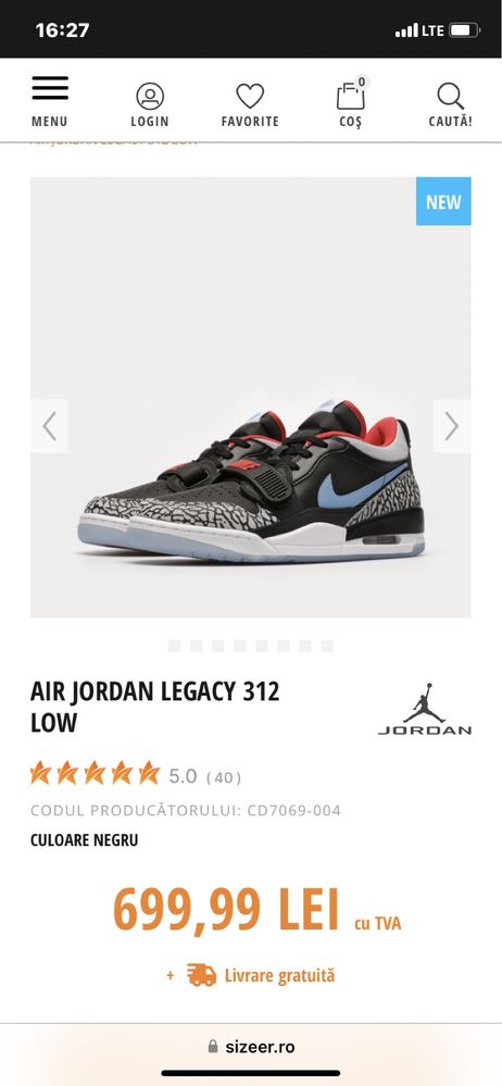 Air Jordan Legacy 312 low