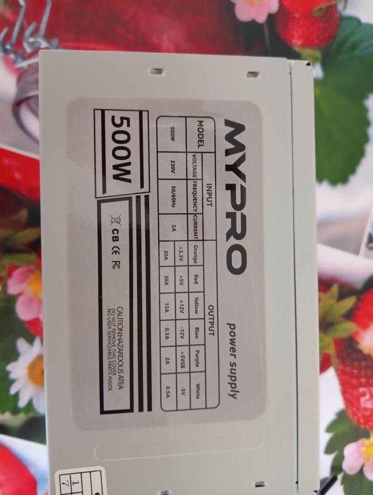 Ddr3 оперативни память   blok pitaniya:  My pro 500w