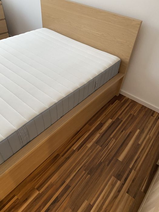 Легло MALM с топ матрак VALEVA комплект 140*200