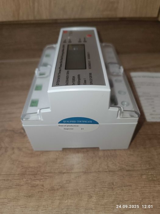 Трифазен WiFi електромер DTS1419 Tuya – 80A, DIN шина